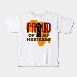 Proud of my heritage Kids T-Shirt